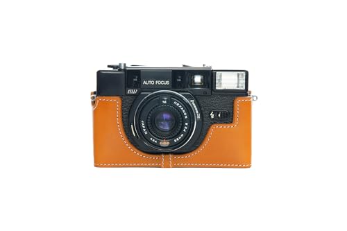 Housse moitié caméra Konica C35 AF2 en cuir pour éviter les rayures