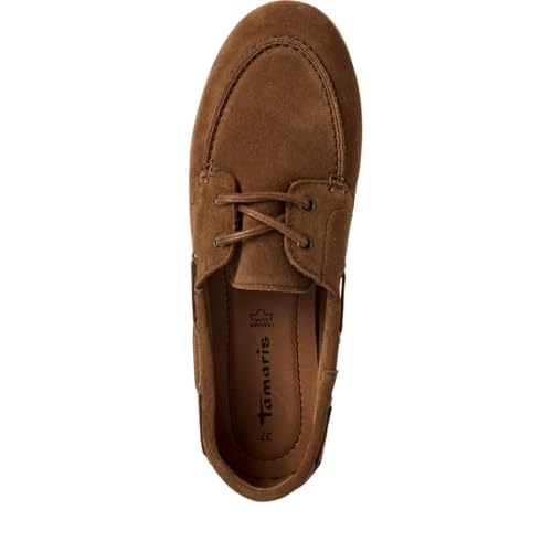 Image of Tamaris Schnurer Damen sportlich, Cognac, 11
