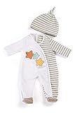 Aus weichem angenehmen Stoff Miniland Pyjama, beige, 38-40cm, 31220