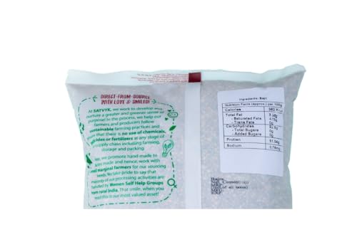 Image of S Siddhagiri's SATVYK THE HEALTH re STORE Bajra (1kg) - Unpolished Pearl Millet | Desi | Gluten Free | High Plant Protein & Fiber Rich Desi Grain