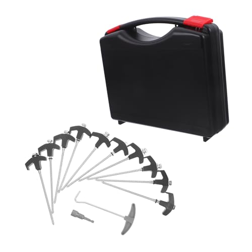 SUPVOX 1 Set Loosening Spiral Ground Stakes for Camping Beach Use Lightweight Design for Secure Anchoring Easy Installation