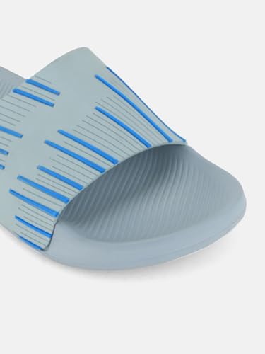 Image of Men & Boys Lines Patterned Sliders | Soft EVA Flip Flops & Slippers