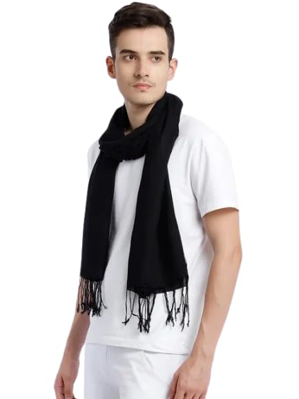 youth robe - premium brand Youth Robe Unisex Winter Muffler - Soft Acrylic/Wool Blend Scarf for Cold Weather-picture-13