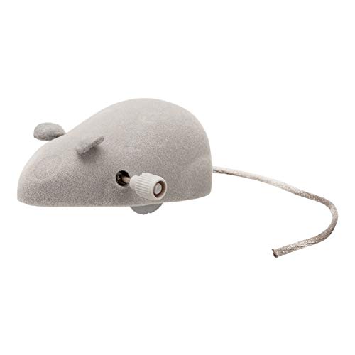 Trixie 4092 Aufzieh-Maus, 7 cm