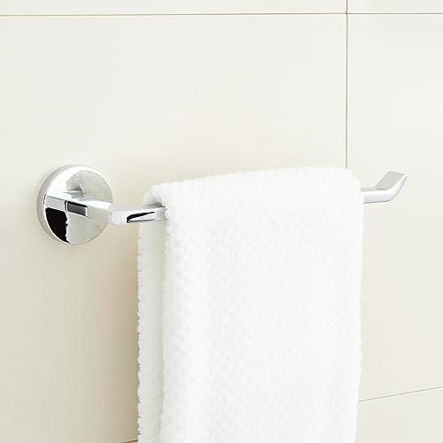 Signature Hardware 953924 Drea 10" Wall-Mounted Towel Ring - Chrome