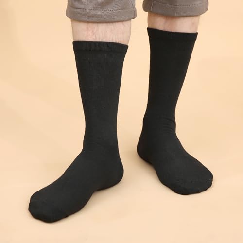 3 Pairs Socks for Women and Men – Long Tube Unisex Stretch Fit Soft Breathable Mid Calf Socks for Work, Sports, Daily Wear