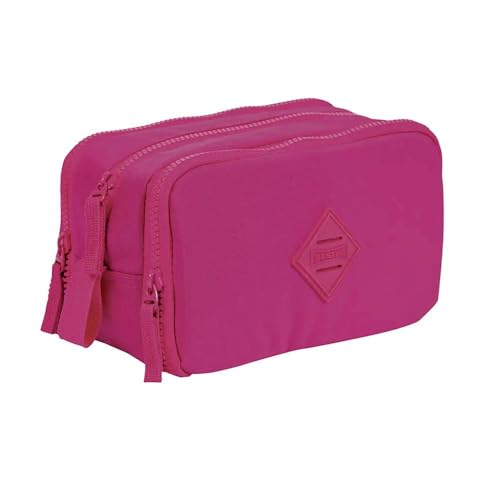 Estojo Especial 3 Compartimentos Crinkle Pink