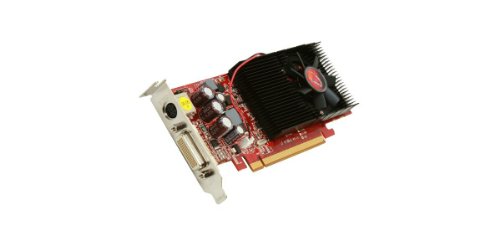 VisionTek Radeon 4550 SFF 512MB DDR3 (2x DVI-I、TV出力) DVI-IからVGAアダプターグラフィックスカード - 900274