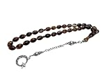 Sükrü Baba 33 rosario islamico di preghiera Tesbih Faturan Misbaha Amber Prayerbeads Bakalite tasbeeh Tasbih Sistemli Turkish Kehribar ambra collana preghiera natura Ay Yildiz