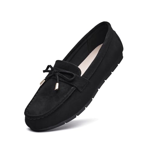Image of Vespiero Loafers for Women Slip On Flats Comfortable Business Dressy Casual Non Slip Work Walking Office Loafers Shoes
