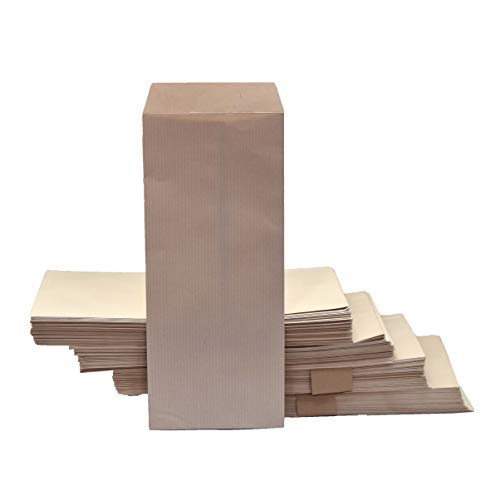 Image of Cubic 10.5 inch X 4.5 inch Brown Cheque Envelopes | Pack of 200 | Durable & Versatile Envelopes for Secure Mailing, Office Use, Banking, and Document Storage