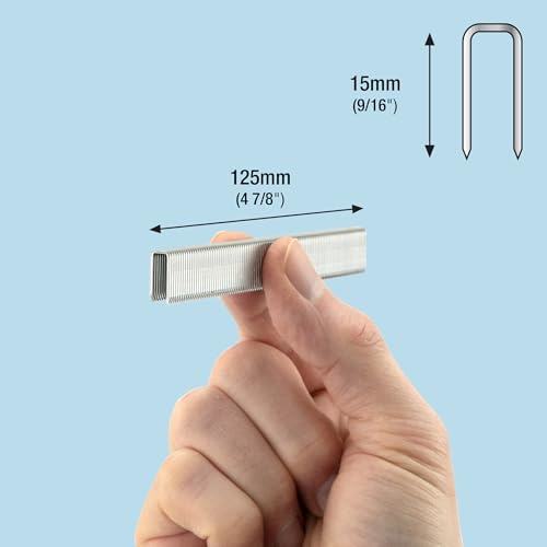 Tacwise 0306 Typ 90 / 15 mm Verzinkte Schmalrückenklammern, 5000 Stück