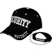 SECURITY HAT CAP UNIFORM HATS,(ONE SIZE) BLACK