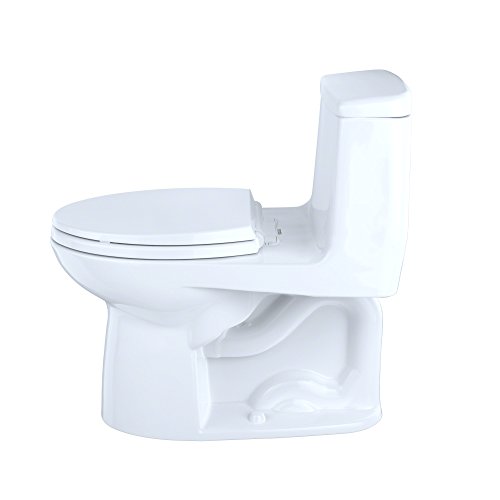 Toto Ms854114E#01 Eco Ultramax Elongated One Piece Toilet, Cotton White #TOP3
