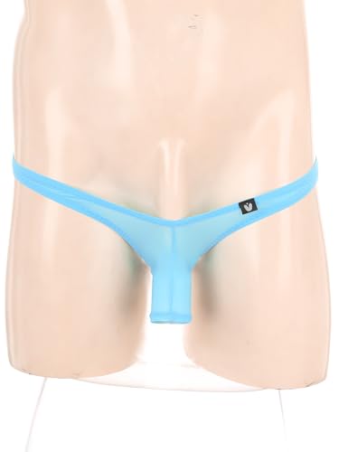 Lejafay Mens Sexy Open Front Bikini Briefs Underwear Bulge Pouch G-String Thong T-Back Panties2