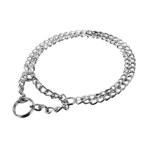 GXGM Collar de perro de acero inoxidable Collares de perro ajusta...