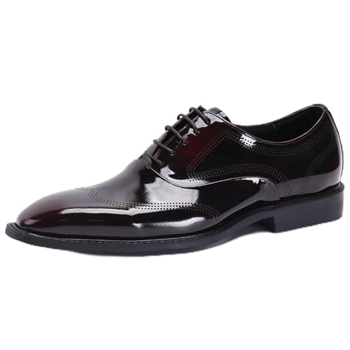 Men's Dress Shoes - Minimalist Cap Toe Oxford in Genuine Leather | Sleek Dress Shoes for Business 68155