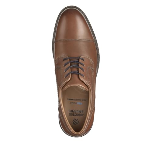 Image of Johnston & Murphy Men's Mason Cap Toe Lace-Up Oxford Dress Shoe