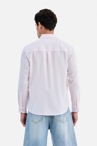 Image of SNITCH Men Casual & Formal Shirt | Regular Fit Full Sleeve Spread Collar Solid Style | 100% Cotton Breathable Woven Fabric for Everyday Wear & Stylish Office Outings