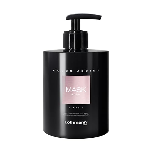 Lothmann Paris - Mask Color Addict Regénérant Colorant Cheveux Blonds - Effet Rose Baby Blond - 300ml