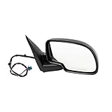 AutoandArt Replacement Passenger Power Side Door Mirror Heated Textured Cover Compatible with...