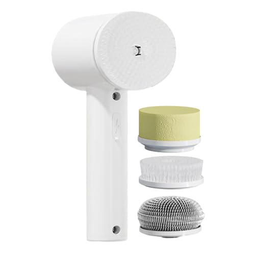 コードレス電動バスルームスクラバー - 多目的スピンクリーニングブラシ、浴槽、シンク、トイレ、タイル、グラウト、床、壁、キッチン、車、窓用の軽量スクラバー |効率的な家庭用掃除ツール