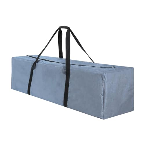 Large Capacity Duffel Bag for Gym and Camping Equipment, Gray 120x36x44cm