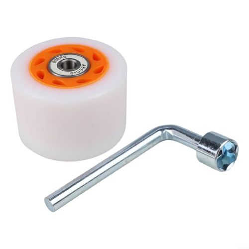 Lot de 8 roues de patins à roulettes - 58 mm x 32 mm (88A) et 58 mm x 39 mm en polyuréthane avec roulements en acier à haute teneur en carbone pour patins à roulettes en ligne (Orange (92A))