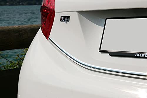 Luxyline Baguette de Coffre chromée Peugeot 208 12-15 & Peugeot 208 Phase 2 15-19 Cover