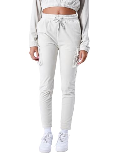 Jogging Cargo Velours Project X Paris Gris Clair Idéal pour le Week-end
