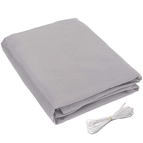 Voile d'ombrage triangulaire imperméable pour terrasse extérieure gris - 5