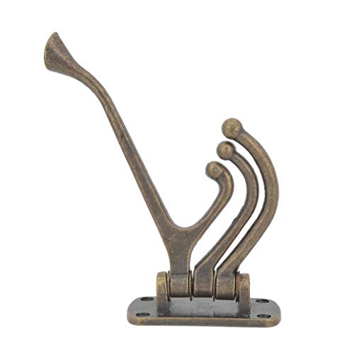 Ovov Rustic Tirple Swivle Hook Zinc Alloy Wall Mounted Coat Hook Multifunctional Foldable Decoration Robe Hook(Antique Bronze) #TOP1