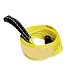 3T Lift Sling Web Strap Wear Guard End Heavy Duty Flat Eye Lifting Sling Lifting Straps for Lifting Heavy Objects Nylon Slings for Lifting (Color : 3T, Size : 4M)