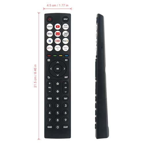 Replace Remote for HISENSE TV ERF3G86H ERF3G86 ERF3A86 ERF3B86H ERF3C86H ERF3D86H ERF3E86H ERF3F86H ERF3N80H ERF3M80H ERF3F90H 65A96HCH 65A97HCH 65A99HNE 65A9HTUK 65A90HTUK 65A96HTUK 65A97HTUK 65A9H - Image 2
