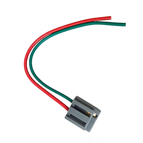 2 Pcs 170072 Hei Distributor Pigtail 6.7” Wire Harness 12 Volts Battery And Tachometer Connector Plug Compatible With Rv Chevy Gm Hei 170072 #TOP5