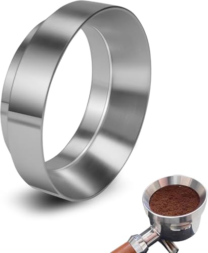 Image of Street27 51mm Magnetic Portafilter Dosing Ring - Stainless Steel Espresso Funnel for Mess-Free Coffee Grinding | Barista Powder Ring Accessory for 51mm Portafilter