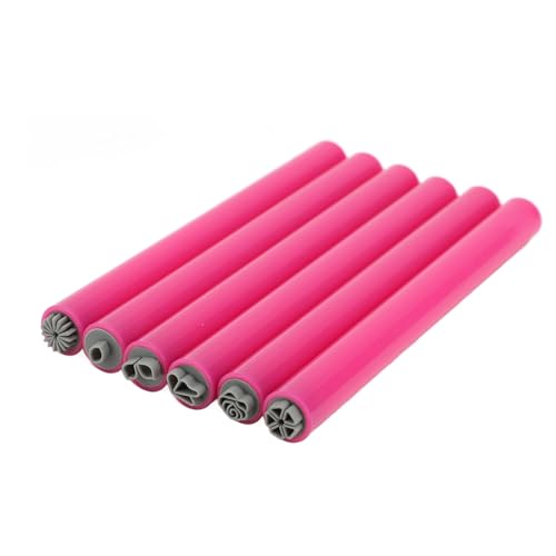 6 Pces Ajustaram Canetas do Carimbo da Arte das Unhas, Pena Multifuncional do Carimbo da Arte do Pre