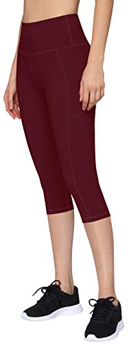 Image of Fengbay High Waist Yoga Pants, Pocket Yoga Pants Tummy Control Workout Running 4 Way Stretch Yoga Leggings