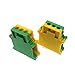 DWFSKZKV Din Rail Mount Ground Screw Terminal Block USLKG16 Electrical Wire Connectors UK16N Earth morsettiera cable 6AWG 16mm2(1pcs)