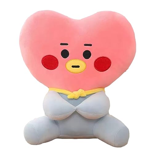 UOAO 防弾少年団ぬいぐるみ for BTS グッズ 手のりぬいぐるみ ぬいぐるみ for 防弾少年団 キーチェーン ミニぬいぐるみ 座り姿 かわいい 韓流グッズ kpop 芸能人グッズ (TATA,25CM)
