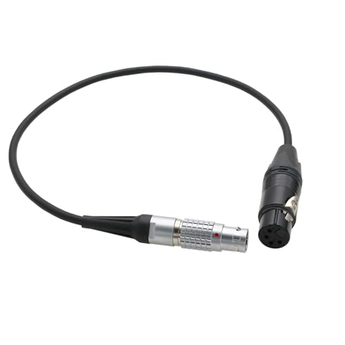 Image of HangTon 12V Power Cable for Steadicam GPI PRO Cine Live to Canon C500 MKII C300 mk3 C700 C400 Panasonic Sony Camera, 2B 3 Pin to XLR 4 Pin Female 25cm