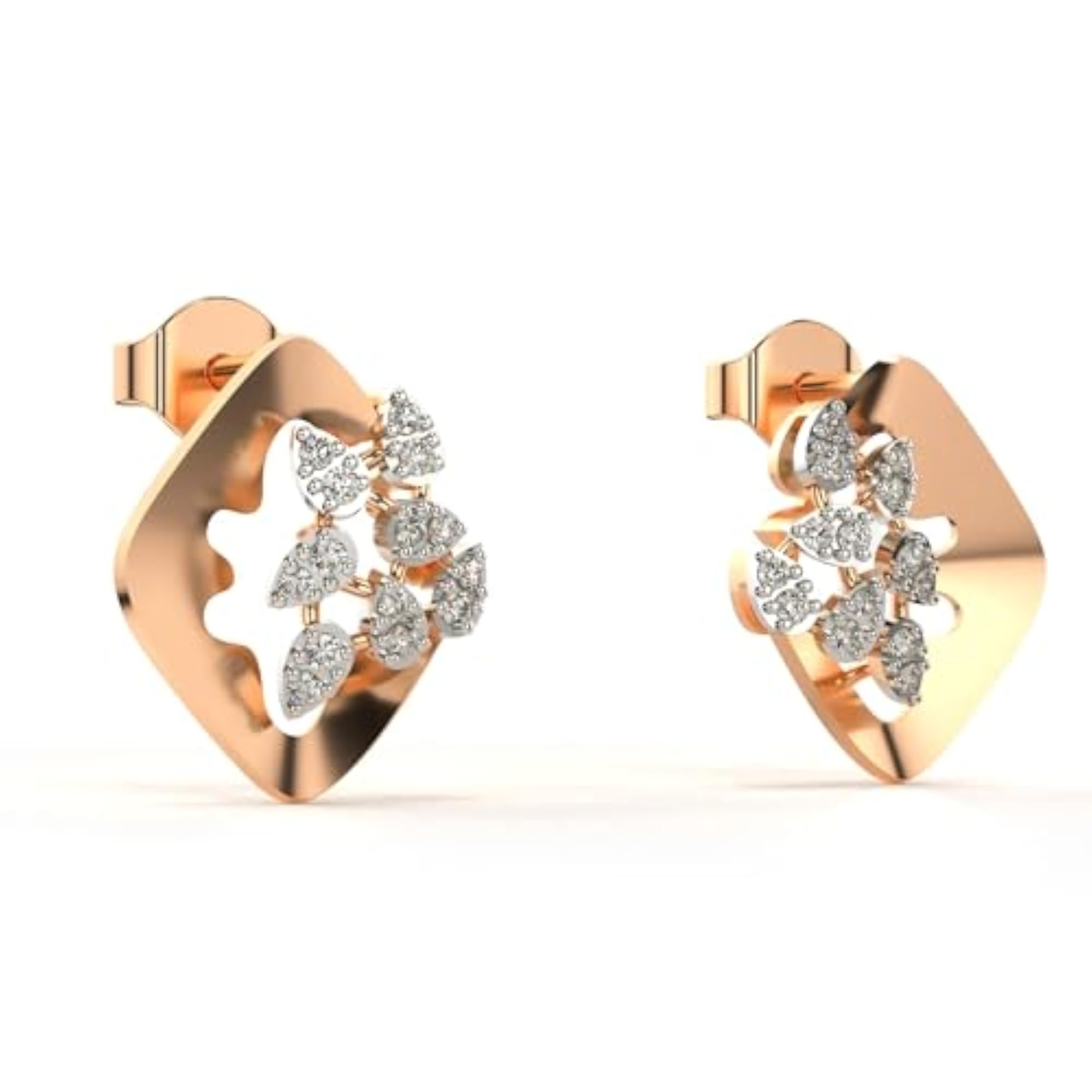 Women's Sterling Silver & Lab Grown Diamond 0.20cts Earrings