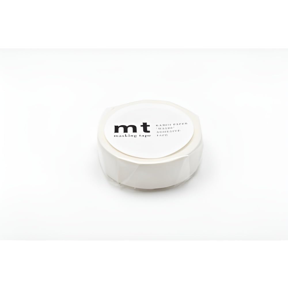 GETINSTYLE SHOP Bundle – 2x Washi Masking Tape Roll, 15mm x 7m (Matte White)