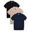 3-pack Black/Cream/Navy