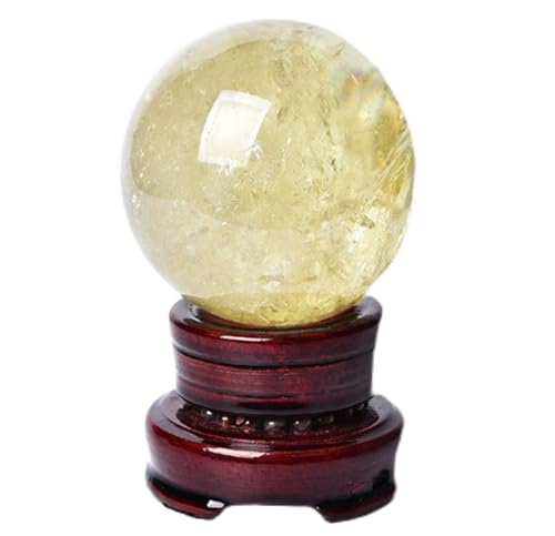 Sphère de citrine polie de qualité supérieure, cristal de décoration