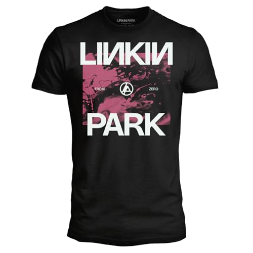 Linkin Park - Camiseta oficial unisex de algodón para adulto y niño, Negro , XXL