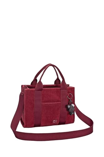 David Jones Corduroy Handbag Bag with Charm Details2