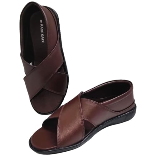 Image of Mens Sandals Casual Fisherman Sporty Summer Closed Comfortable Toe Sandals with Premium PU Padding And Synthetic Sandal