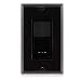 Maxxima 3-Way/Single Pole Decorative LED Slide Dimmer Rocker Switch Electrical light Switch 600 Watt max, LED Compatible, Wall Plate Included - Black