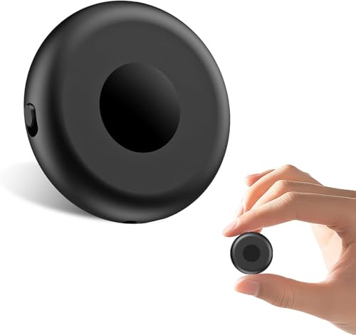 Gonikli Grabadora de Voz Espia con Recargable por USB, Memoria de 64GB, Grabadora Voz y Activación por Voz, Grabadora de Voz Espía Oculta, para Clases, Reuniones y Entrevistas(3.5 * 3.5 * 0.8)